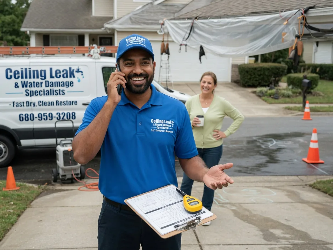 Ceiling Leak Cleanup Mapleton Depot, PA FAQs